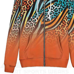 Sweat à capuche multicolore Signature Wildside Terry, fermeture éclair intégrale, coupe décontractée, motif à capuche, essentiel pour l'hiver, style streetwear, devant - Product Image 6