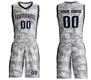 Ensembles d'uniformes de basket-ball réversibles personnalisés de haute qualité Maillot de basket-ball professionnel respirant par sublimation complète grande taille - Product Image 4