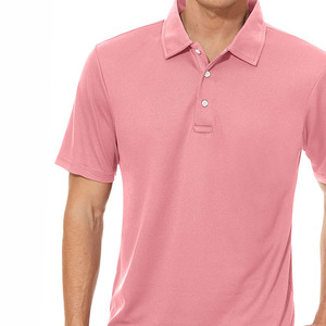 Nouvelle mode décontractée pour hommes motif solide pour polos haute qualité à manches courtes anti-rides toile tissu étiquettes personnalisées Hot P - Product Image 5