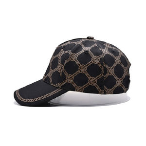 Casquettes en jersey à 5 panneaux personnalisées en gros pour hommes et femmes, casquette en maille à la vente chaude avec tissu commun, vintage, réglable, prix d'usine - Product Image 3