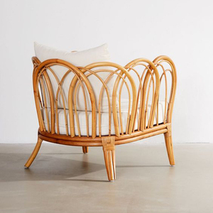 Sillón de Ratán Moderno de Primera Calidad |   Diseño Tejido a Mano Natural para Uso en Hoteles y Exteriores - Product Image 6