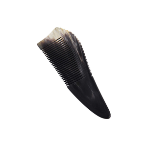 Peignes en corne de vache de buffle élégants Peigne de poche pliable en corne de boeuf naturelle Peigne en corne de coiffure - Product Image 2