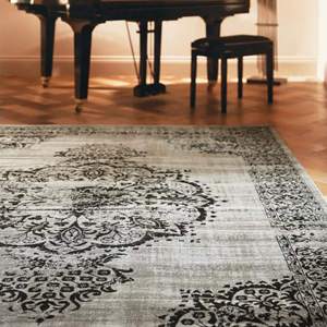 Netline Home Saville Grey/Black <b>Vintage</b> <b>Rug</b> - Product Image 4