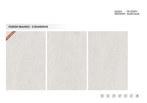 Carreaux de sol muraux en porcelaine brillante 1200x1800 | Carreaux GVT polis grand format 120x180 de qualité supérieure | Qualité d'exportation durable et élégante - Product Image 6