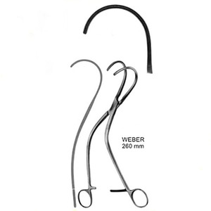 Pinces d'anastomose de l'aorte WEBER 260mm par GRAYROCKS ENTERPRISES Fabriqué au Pakistan - Product Image 1
