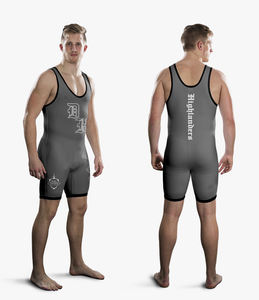 Singlet de Lucha Libre Personalizado para Hombre, sin Tirantes, con Cierre a Presión, de Spandex y Poliéster, Cómodo y Duradero, Ropa de Entrenamiento, Pakistán - Product Image 3