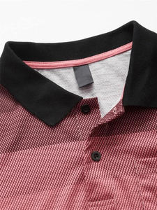 Polos d'été 100% coton de haute qualité pour hommes, polos personnalisés grande taille à manches courtes avec motifs imprimés, en vente - Product Image 4