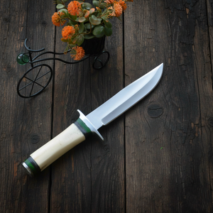 Couteau de chef professionnel multi-usages, acier Damas, manche en bois, durable, survie en plein air, finition satinée, épaisseur 2,0 mm - Product Image 5