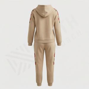 Survêtements personnalisés pour femmes, automne, ensembles de survêtements sportifs, deux tons, sweat-shirt à demi-zip, pantalon de survêtement, ensemble de jogging, vêtements de sport pour la salle de sport, doux - Product Image 2
