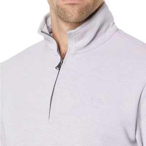 Unisex <b>Quarter</b> <b>Zip</b> Pullover Sweatshirt High Neck Half <b>Zip</b> <b>Fleece</b> Streetwear Top high quality sweat shirt For Unisex - Product Image 5