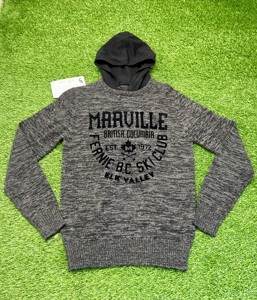 Pull à capuche épais peint à la main décontracté de qualité supérieure pour hommes Pull en tricot à col vintage d'inspiration japonaise grande taille automne/hiver - Product Image 2