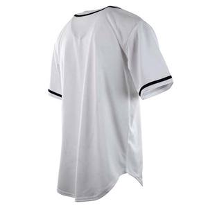 Servicio OEM Ropa deportiva Ropa de béisbol y softbol 100% Poliéster Cuello en V Calidad superior Nuevo diseño Jersey de béisbol para adultos Color blanco - Product Image 4