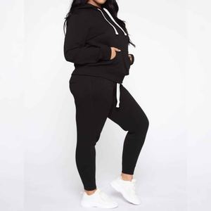 Survêtement unisexe 100% coton à capuche de sport gris avec impression personnalisée motif solide de grande taille Meilleure vente - Product Image 5
