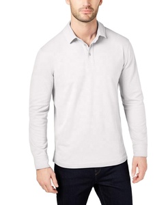 Polo homme 100 % coton à manches longues avec logo personnalisé OEM, motif uni, chemise vierge – FABRIQUÉ PAR HAIDIIII SPORTS 2026 - Product Image 4