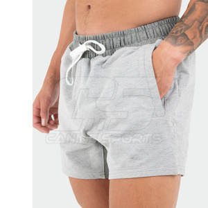 Pantalones Cortos Deportivos Casuales Personalizados de Spandex/Poliéster Ecológicos de Secado Rápido y Transpirables para Hombre - Product Image 2