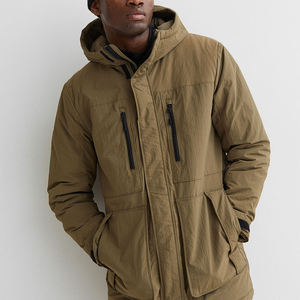 Chaqueta acolchada de burbujas de diseño clásico para hombre, abrigo de invierno grueso a prueba de viento con capucha para exteriores, fabricante de etiquetas personalizadas - Product Image 6