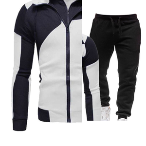 Chándales para hombre Sudadera con capucha de manga larga y pantalones de chándal Trajes de punto transpirables Chándal informal de invierno - Product Image 6