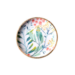 Assiette imprimée en bois personnalisée pour la décoration Assiette de service en bois très exigeante Plateau de serveur de collation Produit décoratif en vente - Product Image 2