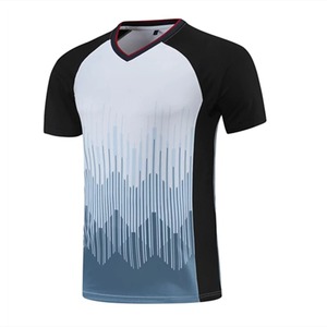 Camisetas de árbitro profesional para hombres Baloncesto Bádminton Mesa Tenis Árbitro Camisas Cuello en V Mangas cortas Athletic Judging Tops - Product Image 2