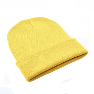 Gorro deportivo informal, gorro de aventura al aire libre, gorro de punto simple, gorro para todas las estaciones, gorro cómodo y acogedor - Product Image 5