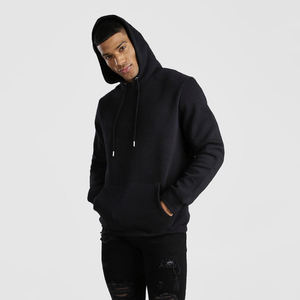 Sweat à capuche surdimensionné de luxe 100% coton pour hommes épais éponge française 500g Logo personnalisé motif gaufré 3D polaire d'hiver teint uni - Product Image 4