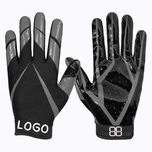 Gants de football américain professionnels de haute qualité avec logo personnalisé, personnalisation de la couleur et service OEM - Product Image 5