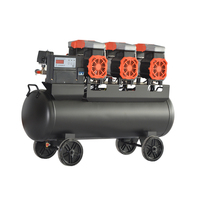 Usine professionnelle Compresseur d'air silencieux sans huile à piston 90L Compresseur d'air silencieux de qualité industrielle pour une utilisation en atelier