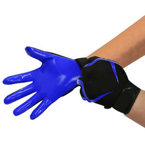Gants de football américain imprimés avec logo personnalisé de la meilleure qualité pour adultes vêtements de sport légers et respirants - Product Image 5