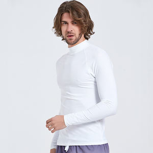 Camisa de compresión de fitness para hombre de alta calidad Top de sublimación de manga corta personalizado, secado rápido, tela de medias elásticas - Product Image 4