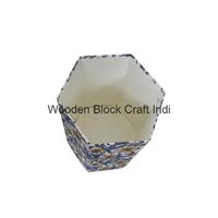 Solutions de poubelle en carton bricolage écologiques durables utilisant un tissu 100% coton avec différents motifs et motifs imprimés