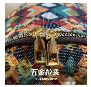 Mini mochila de playa de yute muy bonita y elegante importada, buen diseño y acabado con ambos lados, Material de yute de buena calidad - Product Image 5