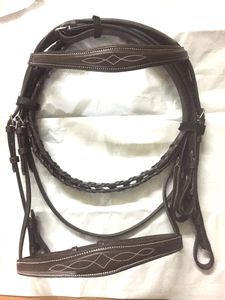 แผ่นหนังนิ่มสำหรับขี่ม้าคุณภาพพรีเมี่ยมพร้อมตะเข็บแฟนซีทนทาน - Product Image 6