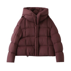 Veste matelassée simple et chaude en duvet de canard blanc à 90 % pour femme - Product Image 1