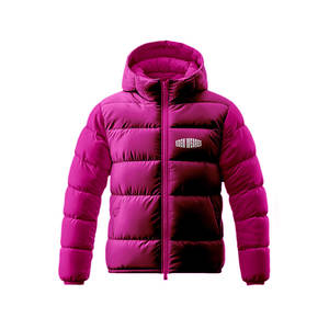 Veste d'hiver personnalisée de haute qualité pour hommes respirante matelassée à fermeture éclair toile chauffante support à capuche bulle respirante polyvalente pour l'extérieur - Product Image 4