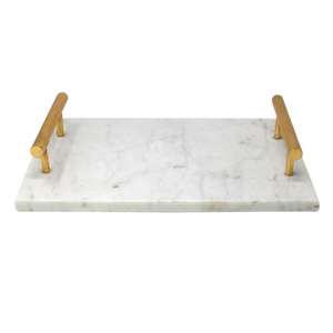 2024 Trending Design Christmas Premium Attractive Serving <b>Tray</b> Gold Plated Handle Enamel Sticker Premium <b>Decorative</b> <b>Tray</b> - Product Image 2