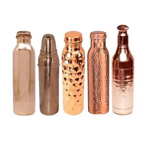 Bouteille décorative en cuivre faite à la main martelée pour l'eau bouillante Logo personnalisable pour boire - Product Image 6