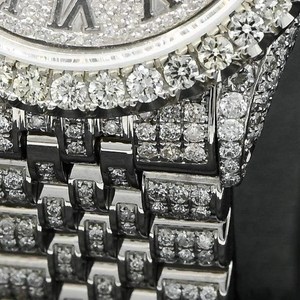 Reloj de pulsera mecánico automático de lujo de alta calidad con esfera árabe y pantalla de fecha, Reloj clásico de Hip Hop - Product Image 2