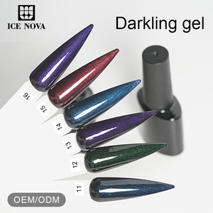 ICE NOVA Darking Gel Divers Styles Glow In The Dark Nail Gel Polish Luminous Gel Polish Avec <span class=keywords><strong>Effet</strong></span> Jour Et Nuit Sombre - Product Image 2