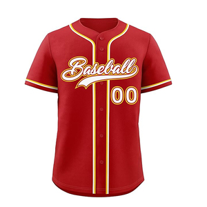 Uniformes de béisbol con logotipo personalizado de alta calidad, ropa deportiva lisa de secado rápido transpirable, último diseño - Product Image 2