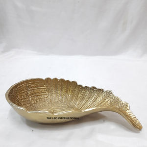 Frutero de Lujo de Moda para Frutos Secos, Tazón Dorado de Metal Sólido de Alta Calidad, Tazones Decorativos de Estilo Árabe para Chocolate, Hechos a Mano - Product Image 3