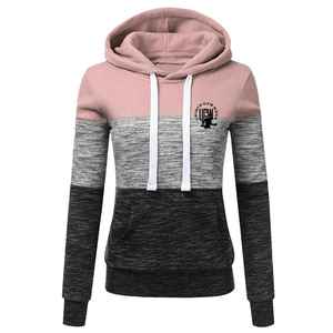 High Quality Custom Logo Fleece Eco-Friendly Quick Dry Long Sleeve Pullover White Regular Women's Gym Casual Hoodie - Product Image 5