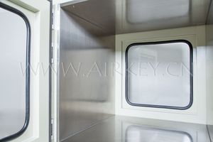 Caja de Paso para Cuarto Limpio con Interbloqueo Mecánico y Puertas Dobles de Acero Inoxidable para Áreas Clasificadas ISO - Product Image 5