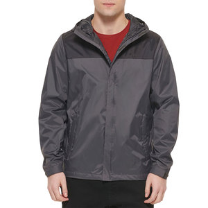 Veste coupe-vent en toile automne-hiver pour hommes, manteau à capuche camouflage de style urbain, poche zippée, sport décontracté, design simple - Product Image 1