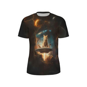 Camiseta de sublimación personalizada directa de fábrica Camiseta de precio más bajo de alta calidad - Product Image 4