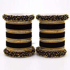 2025 nouveau Design de luxe multicolore de haute qualité respectueux de l'environnement utilisation de mariage à la mode bracelets de mariée ensemble de Churiya le plus vendu - Product Image 1