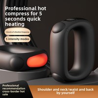 Masajeador de Anillo Vibratorio de Fascia de Alta Calidad con Función de Calor, Anillo de Yoga Portátil para Relajación de Hombros, Cuello y Cuerpo Completo