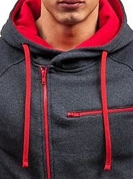 Sweat-shirts d'hiver pour hommes, fermeture éclair, 100% coton, logo et design personnalisés, écologiques, respirants - Product Image 2