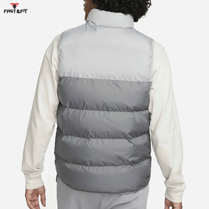Nuevo estilo, superventas, chaquetas sin mangas de burbujas hechas a medida, chaleco acolchado ligero para exteriores para hombres personalizados - Product Image 2