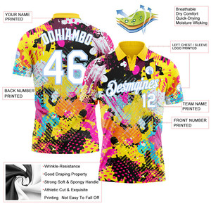 Uniformes de empresa de talla grande bordados en tejido de punto transpirable para Polos de secado rápido OEM para equipos de eventos deportivos - Product Image 3