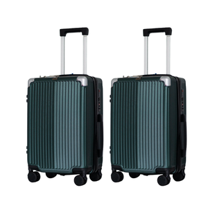 Valise de voyage multifonctionnelle de luxe haute couture en PC durable 2102 avec 4 roues pivotantes à 360 degrés et crochet de suspension - Product Image 1